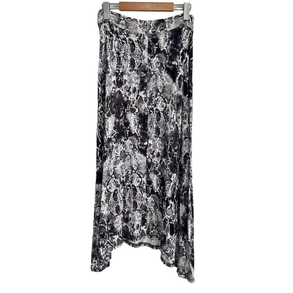 Coin1804 Long Skirt with Stretch Snake Skin Pattern Size S - Picture 2 of 10